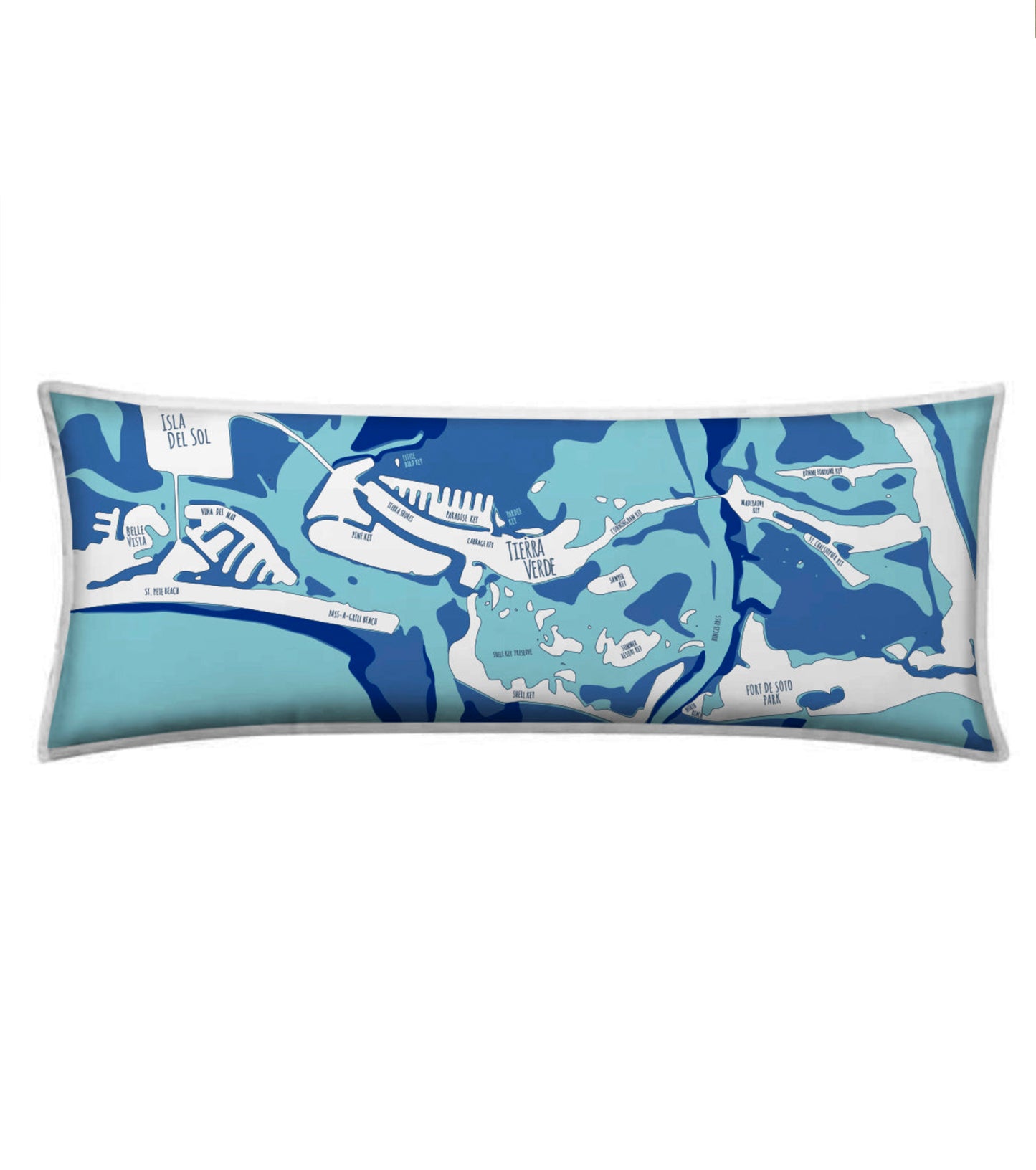 Copy of Tierra Verde 14x36 Statement Pillow, Blue