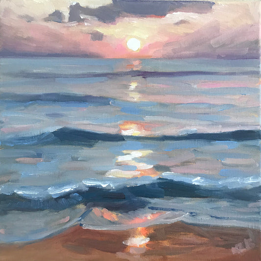 Hot Sunset, 12x12